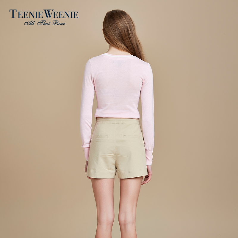 Teenie Weenie小熊专柜正品秋冬新品女装针织衫TTKW54C93E产品展示图3