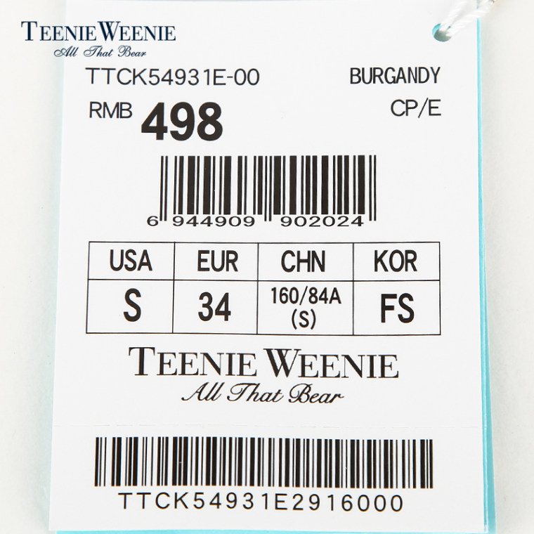 Teenie Weenie小熊2015新品专柜正品时尚休闲针织衫TTCK54931E