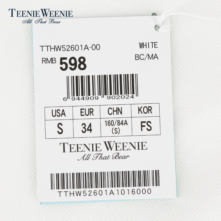 Teenie Weenie2015女夏POLO领短袖T恤TTHW52601A