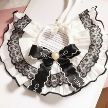 Kitty Puppy beak Pet Pet Lace Scarves Around the Inn Wind Black Butterfly Festival Teddy Bears Bear Dogfight Dog Ornaments