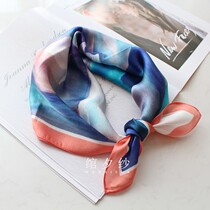 Original Joker Pure Silk Scarf Mulberry Silk Small Square Scarf Decorative Scarf Bag Lady Autumn and Winter New