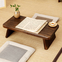 Japanese solid wood low dining table Bedroom Tatami small table Bay Window Small coffee table Square table Kang table Kang table Chinese floor table
