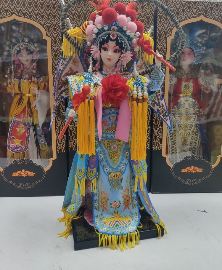 楊貴妃大號絹人偶娃娃戲曲玩偶京劇人物擺件送老外故宮特色紀念品