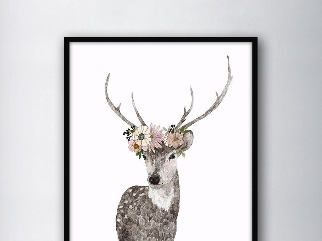 北欧风格里的那只鹿到底是什么鹿