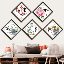 Cross stitch 2020 new living room and Wanshixing 2020 handmade self-embroidered simple modern 2021 embroidery