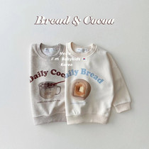 South Korean childrens clothing 2022 fall girl cartoon blouses female baby baby cute long sleeve jersey child weaters undershirt tide