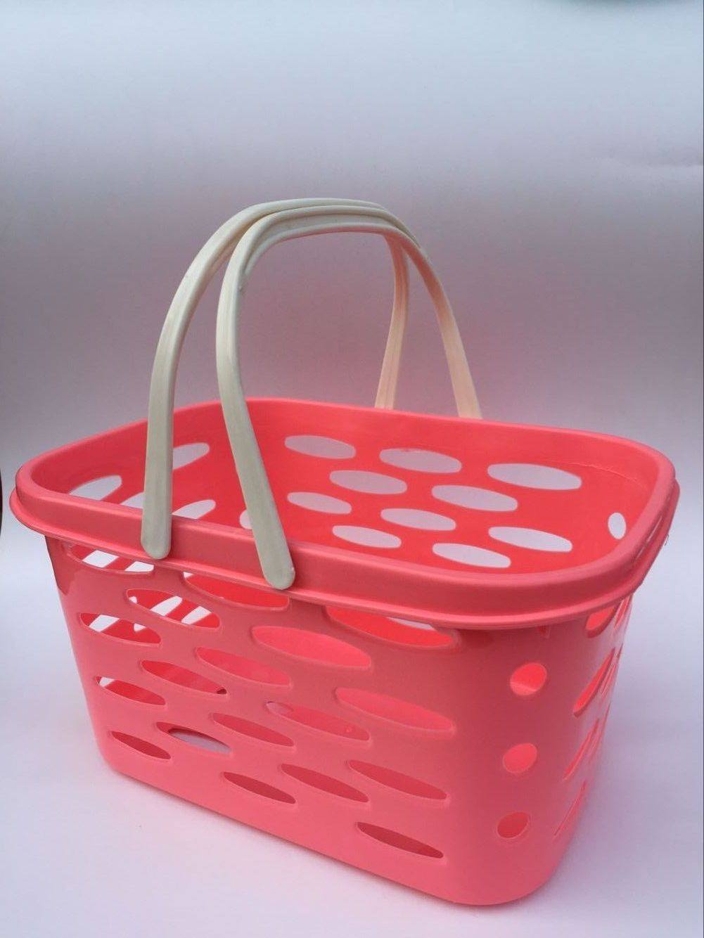 大号塑料洗澡篮子洗澡筐收纳筐沐浴篮手提篮洗澡蓝洗漱篮包邮