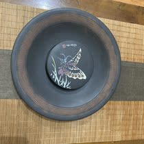 Jianshui purple pottery pot Chengfeng pure hand-made dry bubble Taichung carved ceramic water storage dry bubble tea tray