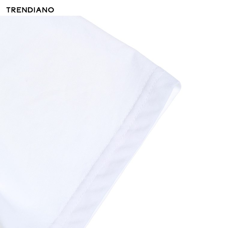 【多件多折】TRENDIANO宽松棉质拼接短袖T恤3152021540