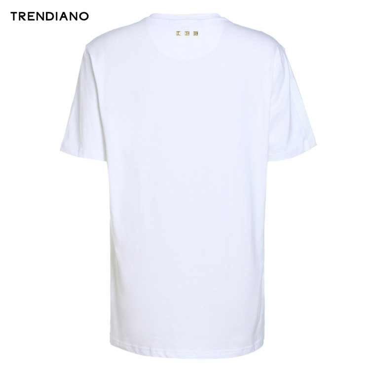【多件多折】TRENDIANO宽松纯棉圆领短袖T恤3152023370
