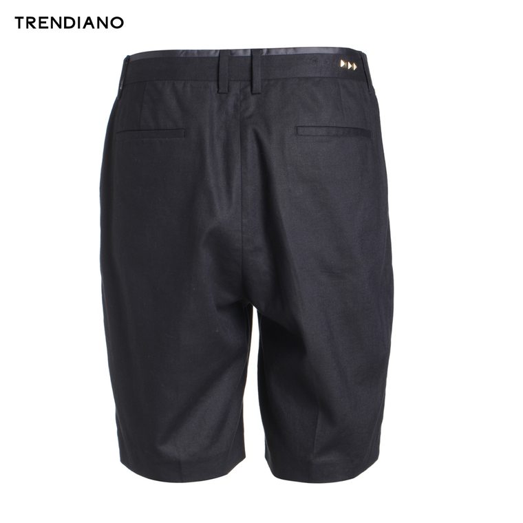 【多件多折】TRENDIANO麻质中腰直筒休闲短裤3152061970