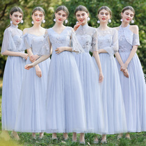 2021 spring new bridesmaid dress women can usually wear wedding simple fairy quality long slim thin cover meat