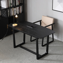 Nordic study furniture set combination modern simple desk and chair solid wood writing desk desk home table