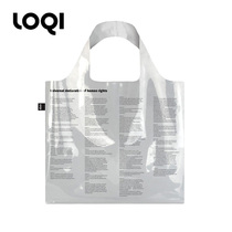 Germany LOQI transparent series hipster jelly bag shopping bag light Fashion shoulder bag waterproof travel beach bag