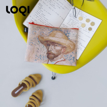 German LOQI Museum name painting Van Gogh printed cashier bag Grand small and medium washing bag classified finishing pack anti-splash water