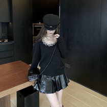 (5 Fold Clear Cabin) Black Milk White Large Round Collar Heavy Work Chain Trendy Essence Sins Blogger Net Red Homo Fur Coat