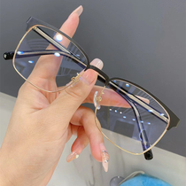 Cospp Kosp New Temperament Full Frame Metal Glasses Polygon Fashion Casual Big Frame Retro Spectacle Frame
