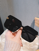 Cospp Kospnet red ink mirror new womens day system sunglasses mens fashion street with big face slim glasses