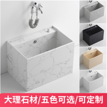 Stone mop pool Marble household balcony washing mop Floor-to-ceiling large small rectangular outdoor mop pool