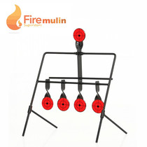 Outdoor sports portable metal target practice target Automatic reset target target box slingshot practice target Indoor target