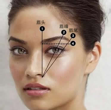 章子怡领衔菱形脸怎么画眉毛好看