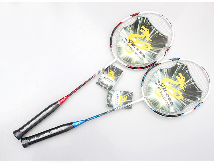 买一送一世霸龙羽毛球拍2支双拍正品男女单拍全碳素攻守超轻专业