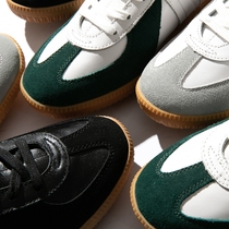 Retro German training shoes 2019 autumn and winter New Classic Joker cowhide small white shoes gentleman low casual shoes men