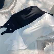 Strapless non-slip gathering underwear womens non-steel ring chest invisible anti-light no trace ice silk wrap chest bra summer