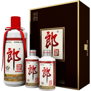 【官旗】郎牌郎酒子母礼盒500mL+100mL*2[30元优惠券]-寻折猪