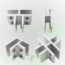 Special price aluminum alloy glass clip showcase prop fixing clip model connector glass without punching multi specifications