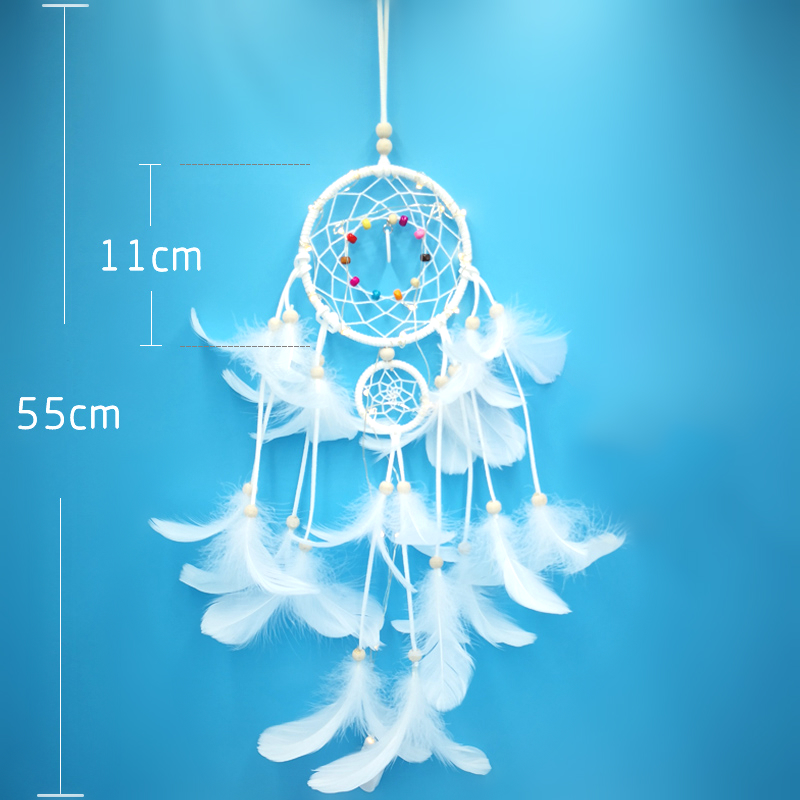 creative girl's dream catcher, wind chime, forest department, diy material, bao gong, main room, ornament, girl decoration, room, ornament