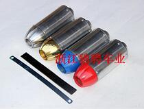 Apollo cross-country motorcycle small high race Eagle modified muffler aluminum barrel bullet head single and double exhaust pipe accessories