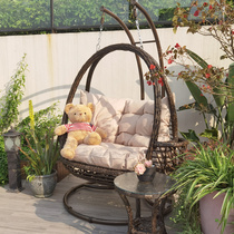 Teenage Girl Bedroom Autumn Thousands Nets Red Birds Nest Basket Benches Baskets Benches for Home Princess Nordic Wind Lazy People