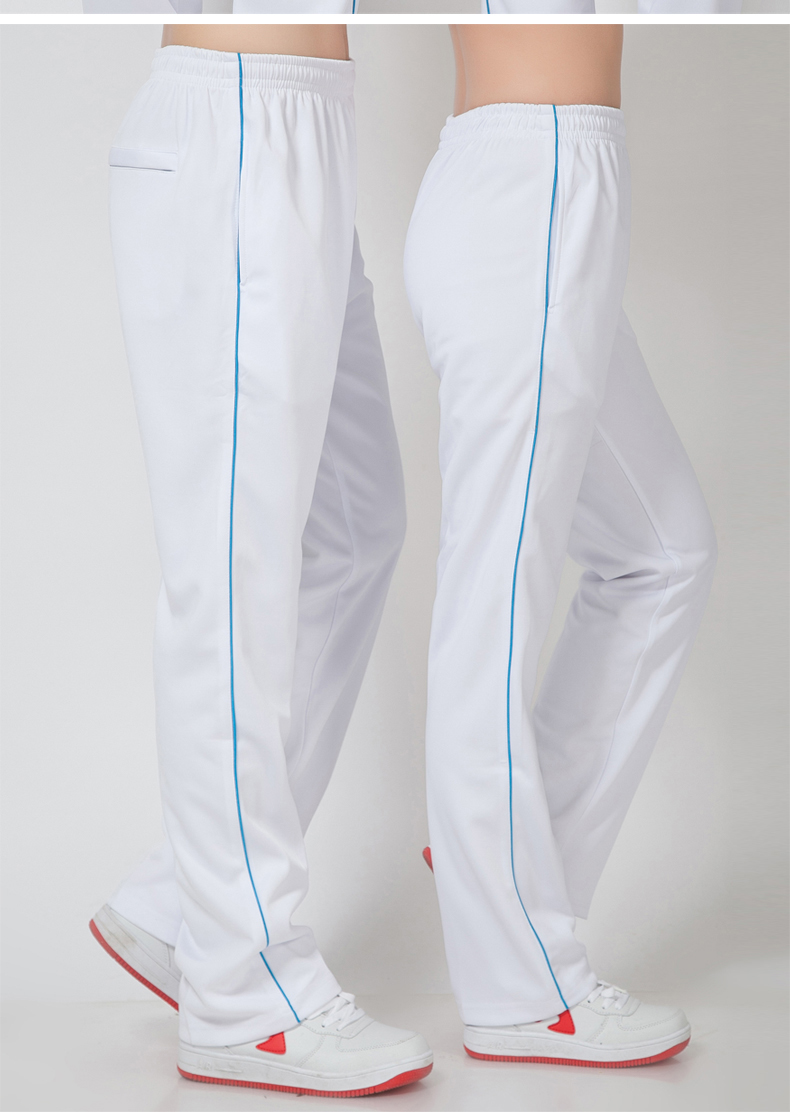 白色运动裤男女春夏秋大码速干休闲透气跑步健身操广场舞直筒长裤