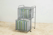 Iron Art A4 File Containing Box Frame Metal Multilayer A3 Office Archive Shelve Household Debris Toy Finishing Box