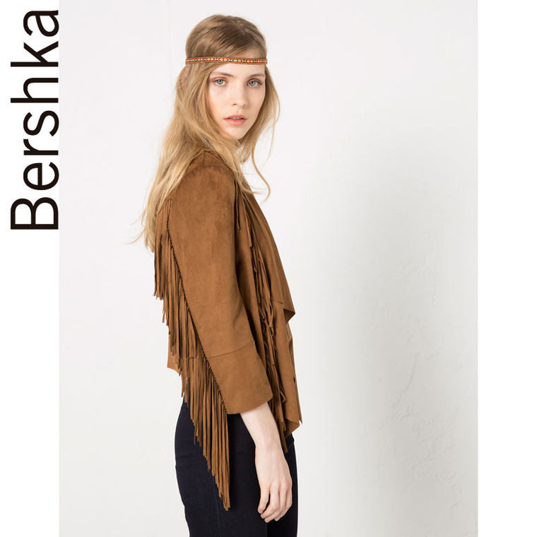 Bershka Bershka 流苏装饰夹克 06053310