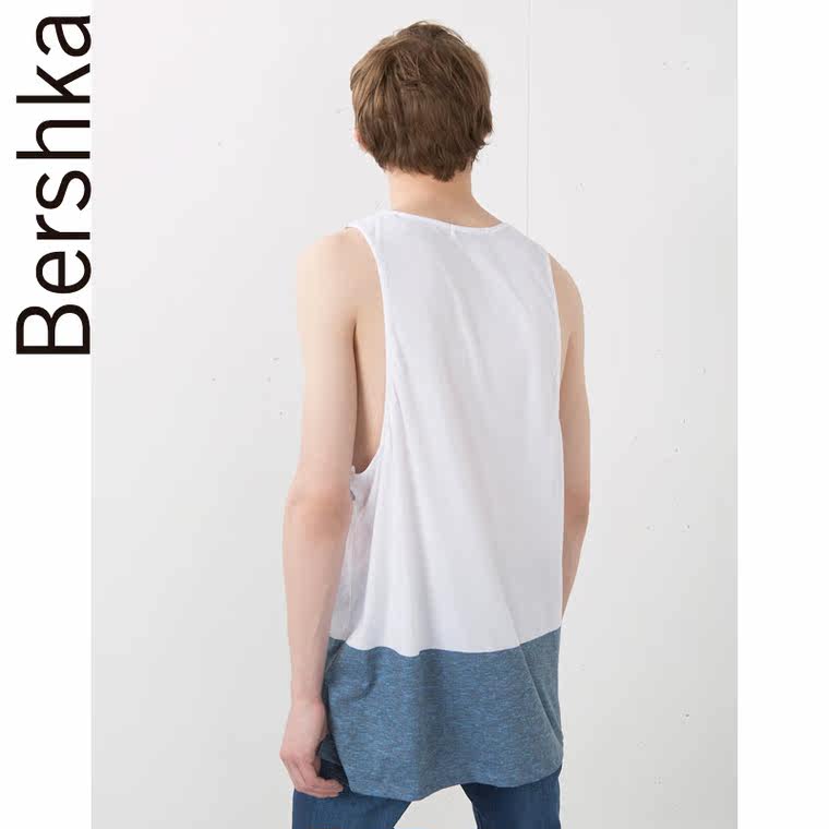 Bershka 宽吊带文字印花 T 恤衫 02957033