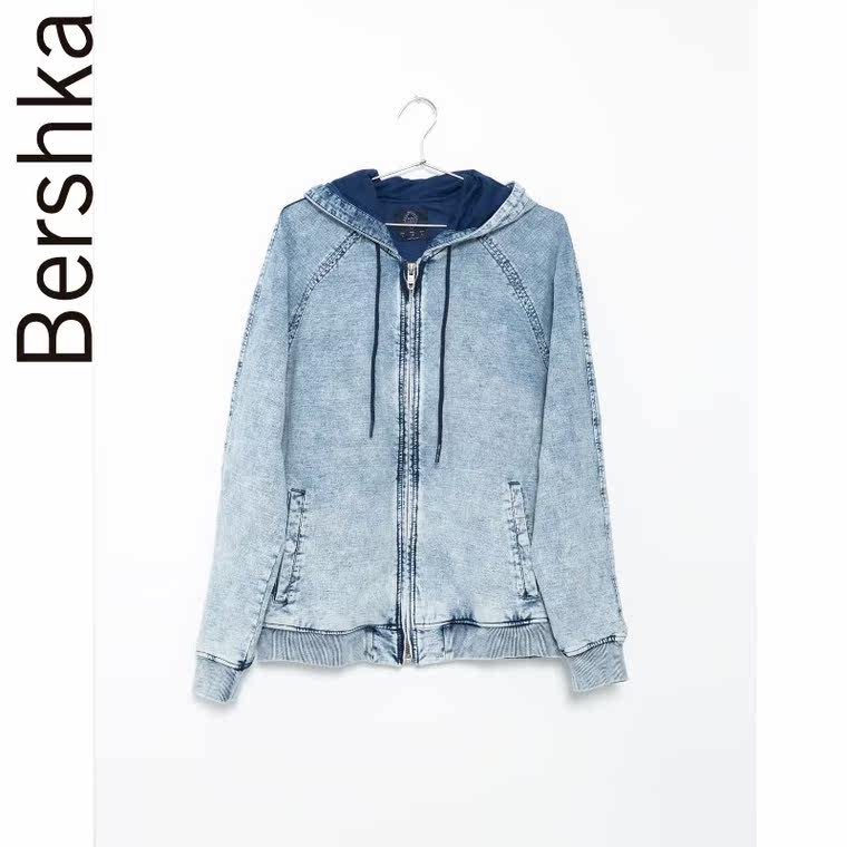 Bershka 2015新品男士毛绒牛仔夹克 01287092