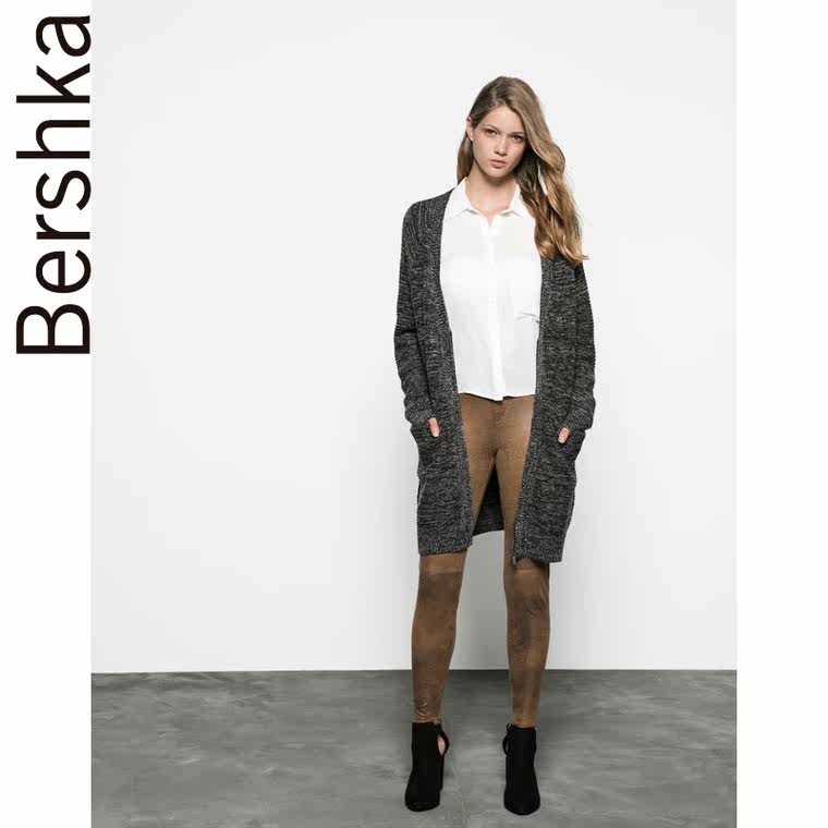 Bershka Bershka 背部开叉衬衫 05711666