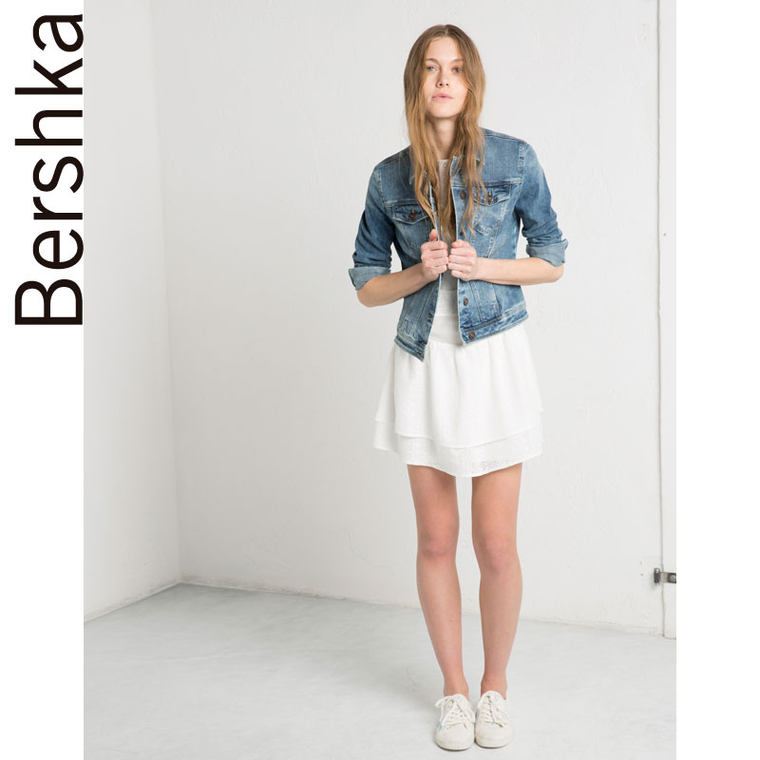 Bershka BSK 双层连衣裙 00537188