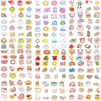 Cute small pattern hand account stickers and paper goo card hand account keyboard 100 small size waterproof water cup decoration