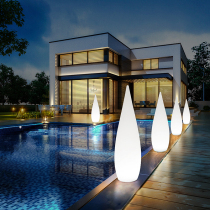 LED Luminous Drop Lamp Solar Patio Villa Garden Pool Waterproof Landscape Creative Brightening Decorative Lamp