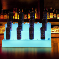 Led bar Luminous Wine Rack Rack Red Wine Champagne Commercial Bar Terrace Display Wine Cabinet Modern Minima Beer Pan