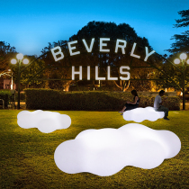 Outdoor Plaza Children Seat Mall Beauty Chen Luminous Sitting Bench Netting Red Cloud Flower Styling Advanced Plastic Small Stools