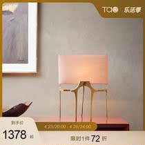 Tao home Goldleaf American creative iron-made living room Bedroom Book room Reading lamp Decorative Table Lamp bed head lamp