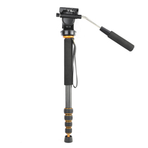 Lightweight era Carbon fiber portable monopod support foot Photography micro-single mirror camera Camera mobile phone monopod