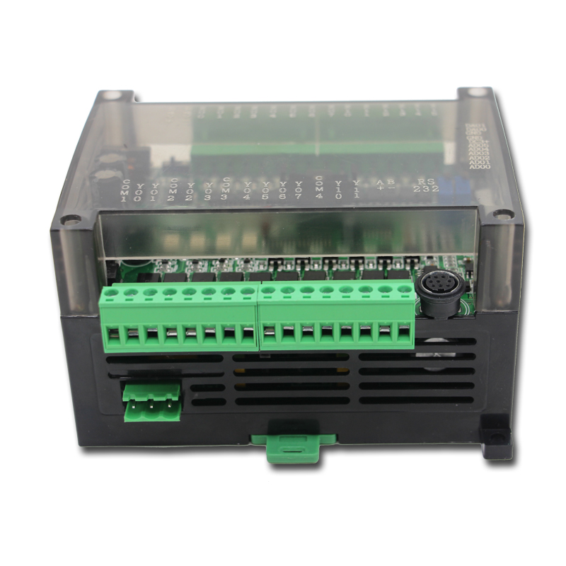 220V三菱PLC工控板FX1N2N-24MT可编程控制器有6AD2DA模拟量控步进 三菱