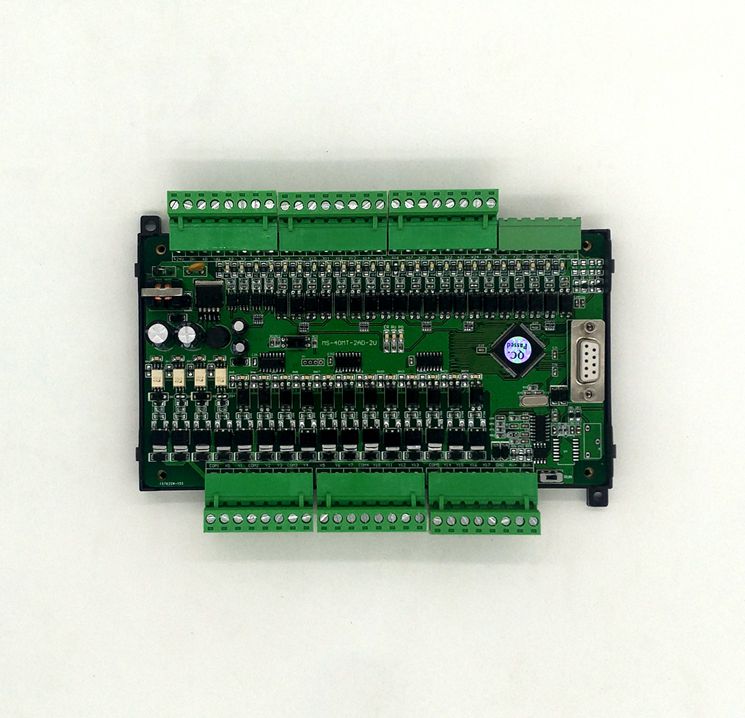 PLC工控板脉冲输出FX1/2N-40MT脉冲输出24入16出伺服步进200K频 其他品牌