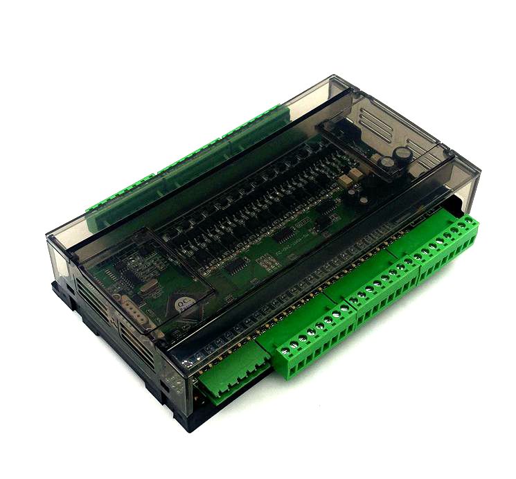 PLC工控板脉冲输出FX1/2N-40MT脉冲输出24入16出伺服步进200K频 其他品牌