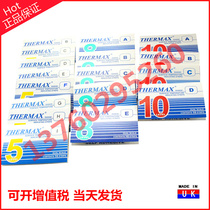 Batch of British imported THERMAX temperature label temperature test paper thermal test paper TMC temperature test paper temperature patch